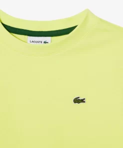 T-Shirt Uni En Jersey De Coton | Lacoste Cheap