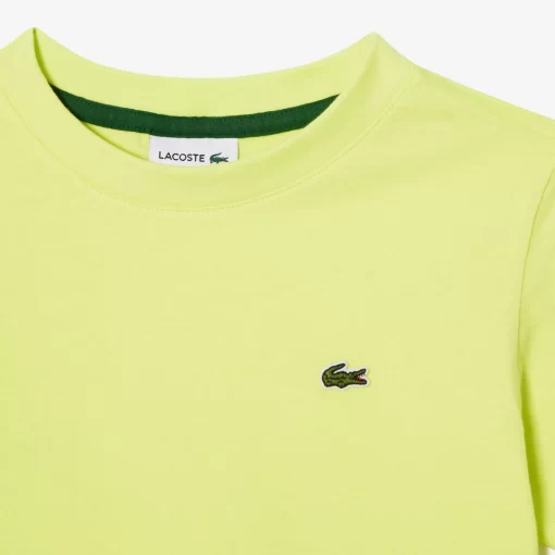 T-Shirt Uni En Jersey De Coton | Lacoste Cheap