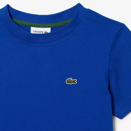 T-Shirt Uni En Jersey De Coton | Lacoste New