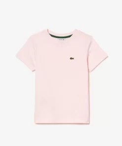 T-Shirt Uni En Jersey De Coton | Lacoste Fashion