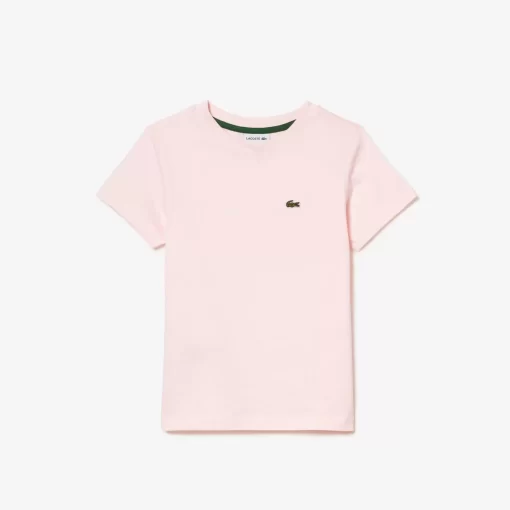 T-Shirt Uni En Jersey De Coton | Lacoste Fashion