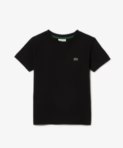 T-Shirt Uni En Jersey De Coton | Lacoste Fashion