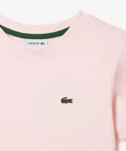 T-Shirt Uni En Jersey De Coton | Lacoste Fashion