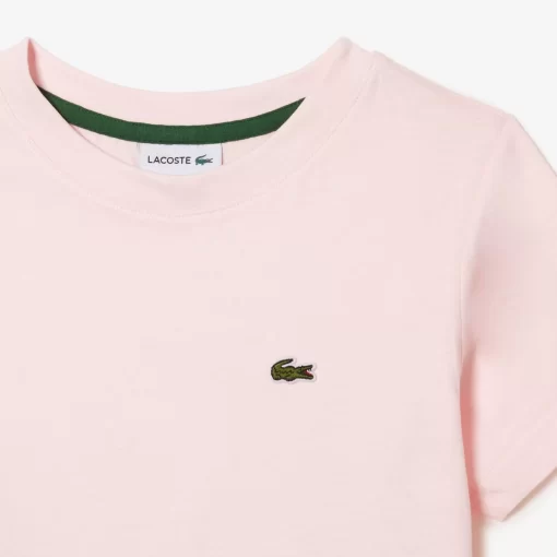 T-Shirt Uni En Jersey De Coton | Lacoste Fashion