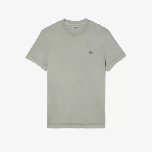 T-Shirt Uni Homme En Coton Biologique Teinture Naturelle | Lacoste Shop