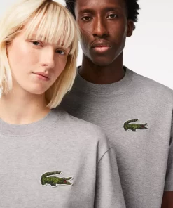 T-Shirt Unisexe Loose Fit Avec Grand Crocodile Coton Epais | Lacoste Online