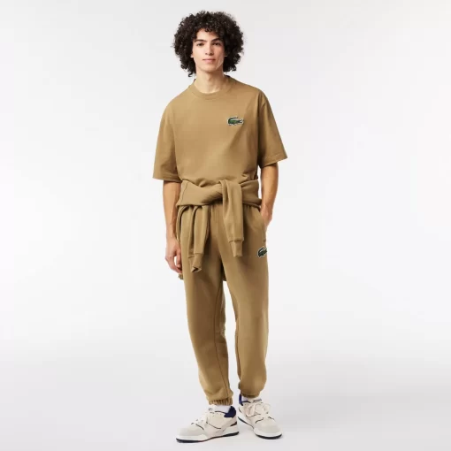 T-Shirt Unisexe Loose Fit Avec Grand Crocodile Coton Epais | Lacoste New