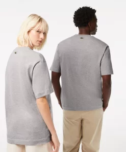 T-Shirt Unisexe Loose Fit Avec Grand Crocodile Coton Epais | Lacoste Online