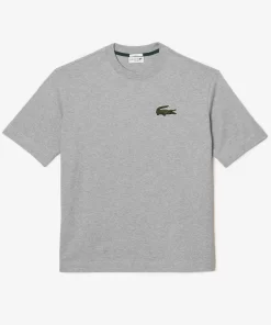 T-Shirt Unisexe Loose Fit Avec Grand Crocodile Coton Epais | Lacoste Online