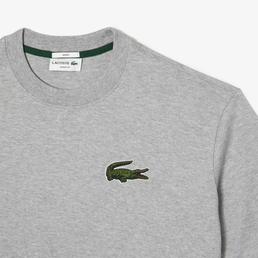 T-Shirt Unisexe Loose Fit Avec Grand Crocodile Coton Epais | Lacoste Online