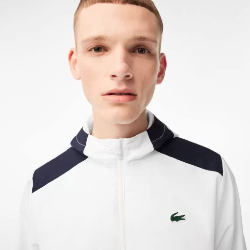 Veste A Capuche Homme Tennis En Polyester Recycle | Lacoste Flash Sale