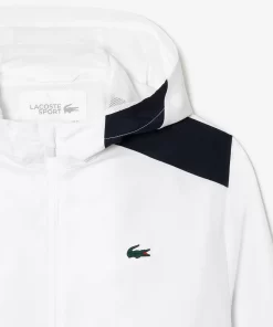 Veste A Capuche Homme Tennis En Polyester Recycle | Lacoste Flash Sale