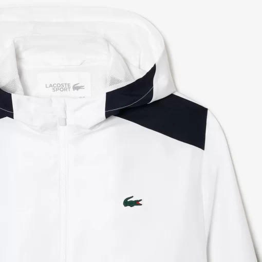 Veste A Capuche Homme Tennis En Polyester Recycle | Lacoste Flash Sale