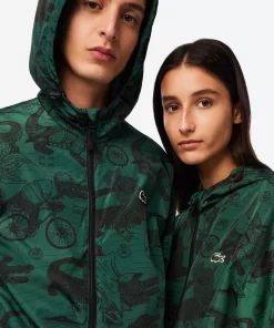 Veste A Capuche Unisexe X Netflix Imprimee | Lacoste New