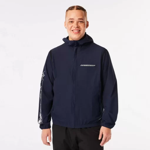 Veste Courte De Survetement Homme En Polyamide Recycle | Lacoste Clearance