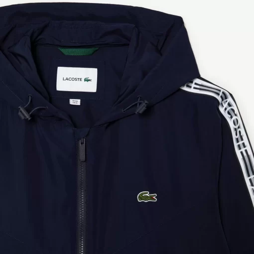 Veste Courte De Survetement Homme En Polyester Recycle | Lacoste Shop