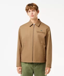 Veste Courte En Twill Rembourre | Lacoste Cheap