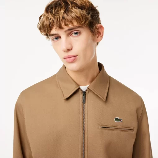 Veste Courte En Twill Rembourre | Lacoste Cheap