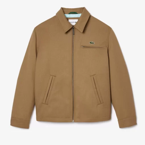 Veste Courte En Twill Rembourre | Lacoste Cheap