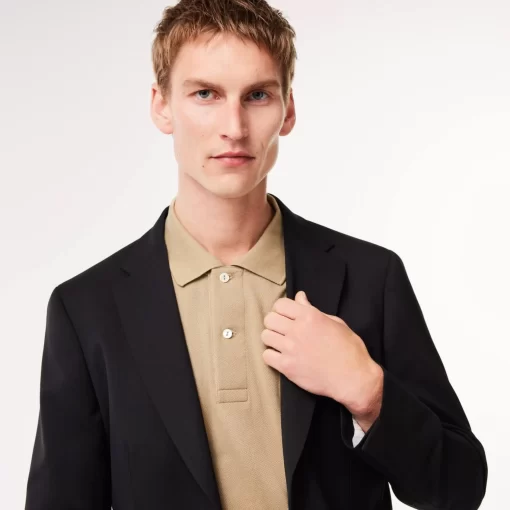 Veste Homme Slim Fit En Laine Extensible | Lacoste Fashion