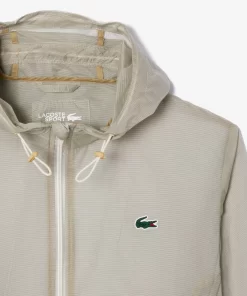 Veste Sport Legere Deperlante Avec Capuche | Lacoste Best