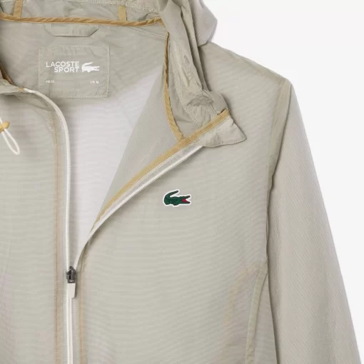 Veste Sport Legere Deperlante Avec Capuche | Lacoste Best