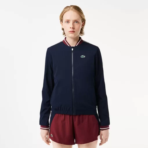 Veste Tennis Extensible En Fibres Recyclees Ultra-Dry | Lacoste Discount