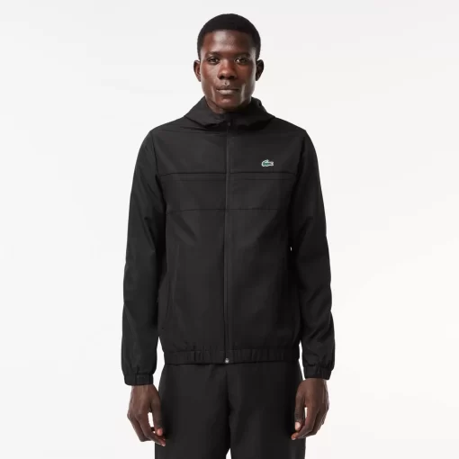 Veste Zippee A Capuche Sport En Fibres Recyclees | Lacoste Clearance