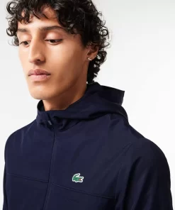 Veste Zippee A Capuche Sport En Fibres Recyclees | Lacoste Fashion