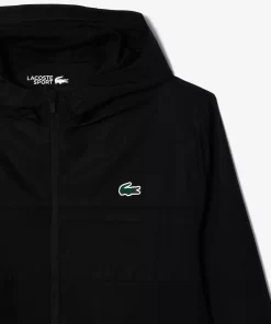 Veste Zippee A Capuche Sport En Fibres Recyclees | Lacoste Clearance