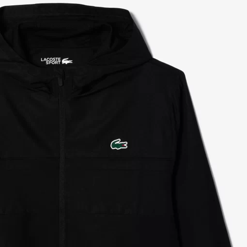 Veste Zippee A Capuche Sport En Fibres Recyclees | Lacoste Clearance