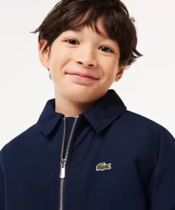 Veste Zippee Avec Poches Plaquees En Taffetas | Lacoste Cheap