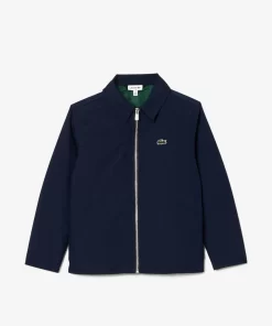 Veste Zippee Avec Poches Plaquees En Taffetas | Lacoste Cheap