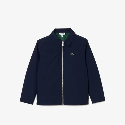 Veste Zippee Avec Poches Plaquees En Taffetas | Lacoste Cheap