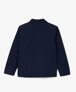 Veste Zippee Avec Poches Plaquees En Taffetas | Lacoste Cheap