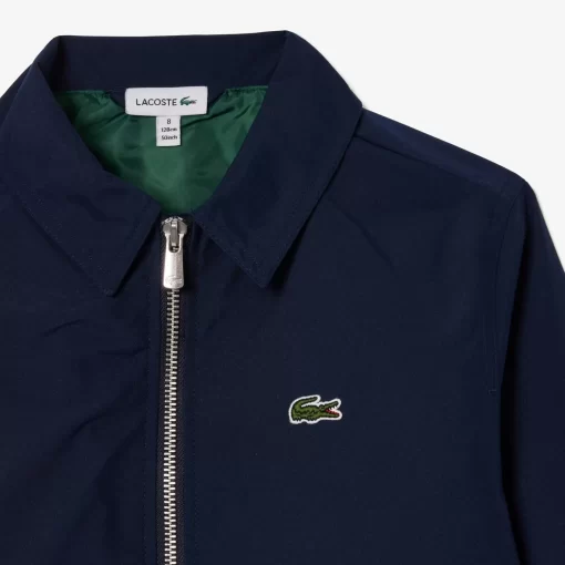 Veste Zippee Avec Poches Plaquees En Taffetas | Lacoste Cheap