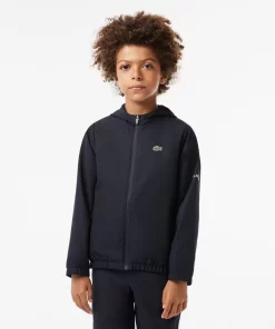 Veste Zippee Sport A Capuche Avec Marquage | Lacoste Best