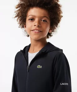 Veste Zippee Sport A Capuche Avec Marquage | Lacoste Best